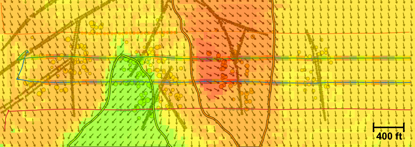 Stress inversion map from microseismic source mechanisms